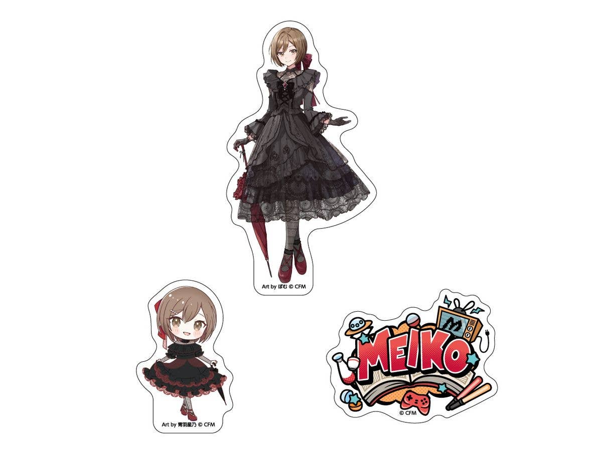 初音ミク: ステッカー3枚セット akiba culture fashion / MEIKO