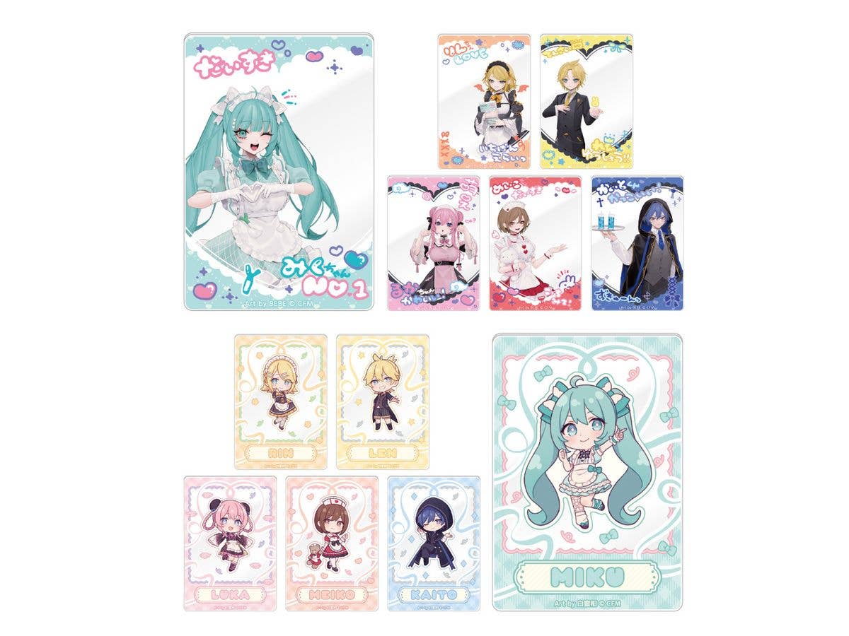 初音ミク 秋葉原フェスティバル2025: トレーディングアクリルカード コンセプトカフェver. 1Box 12pcs