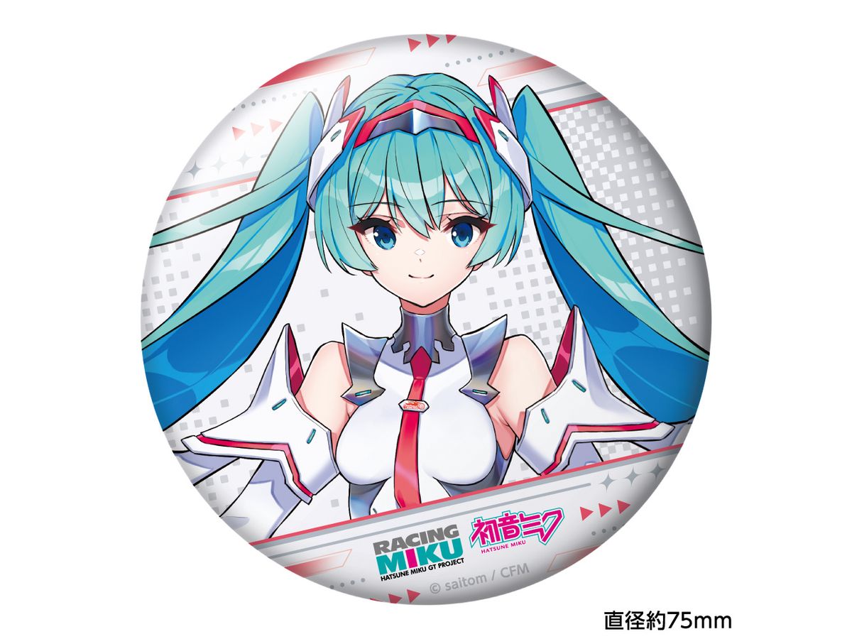 初音ミク GTプロジェクト: 初音ミク レーシングVer.SPA 2025応援Ver.おっきめグリッター缶バッジ vol.1