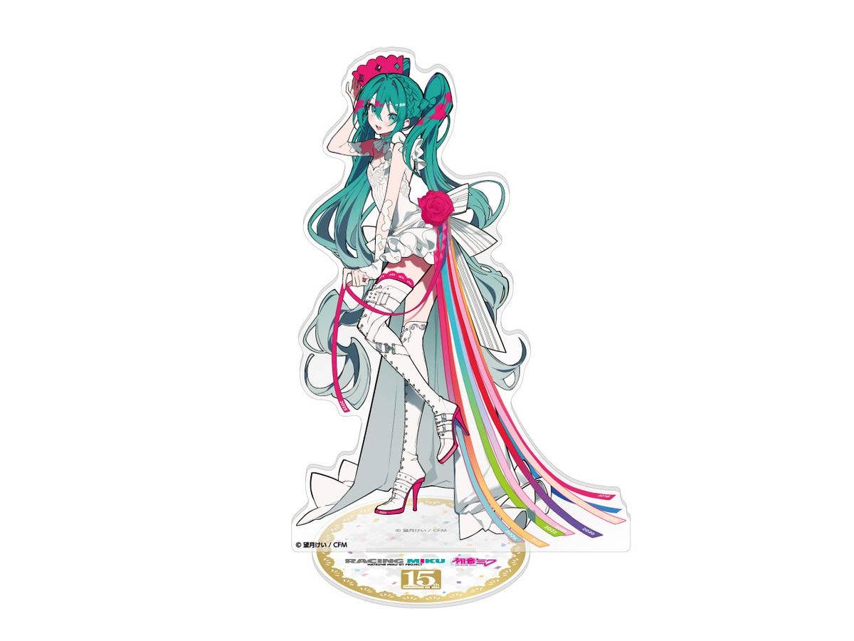 初音ミク GTプロジェクト 15周年記念 等身大タペストリー