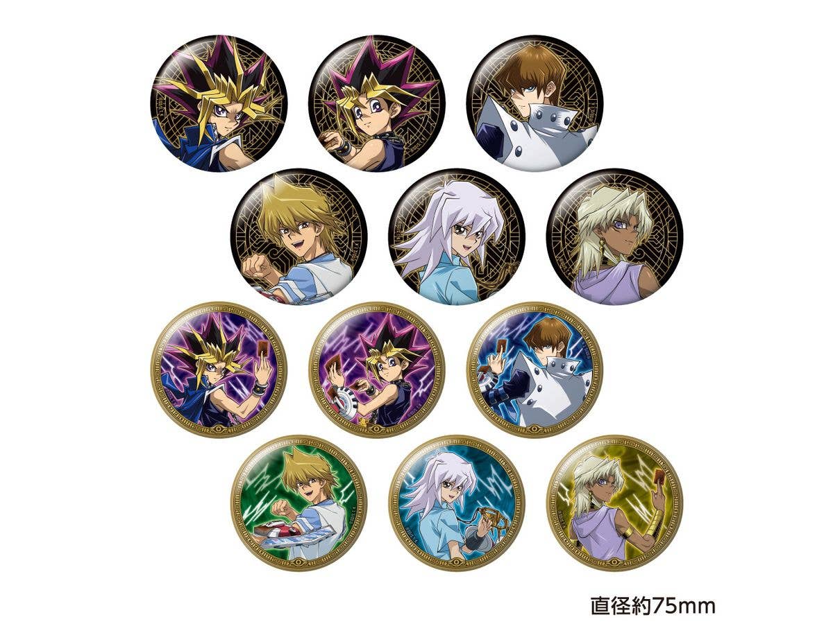 遊戯王デュエルモンスターズ: トレーディングおっきめメタリック缶バッジ 1Box 12pcs