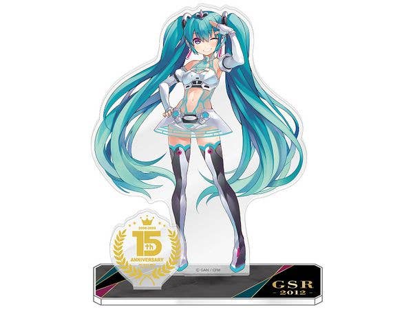 初音ミク GTプロジェクト 15周年記念 アクリルスタンド 2012Ver.
