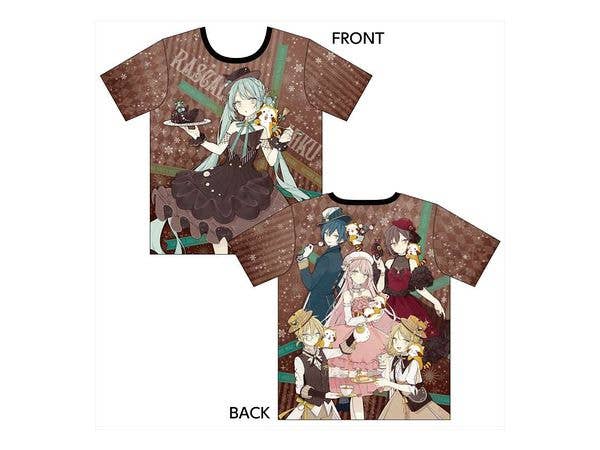初音ミクxラスカル: 2020冬 フルグラフィックTシャツ Mサイズ