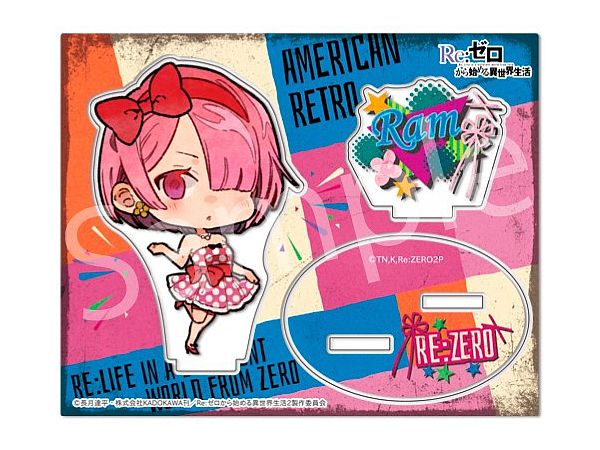 Re:ゼロから始める異世界生活 第2期 アクリルスタンド ラム アメリカンレトロver.