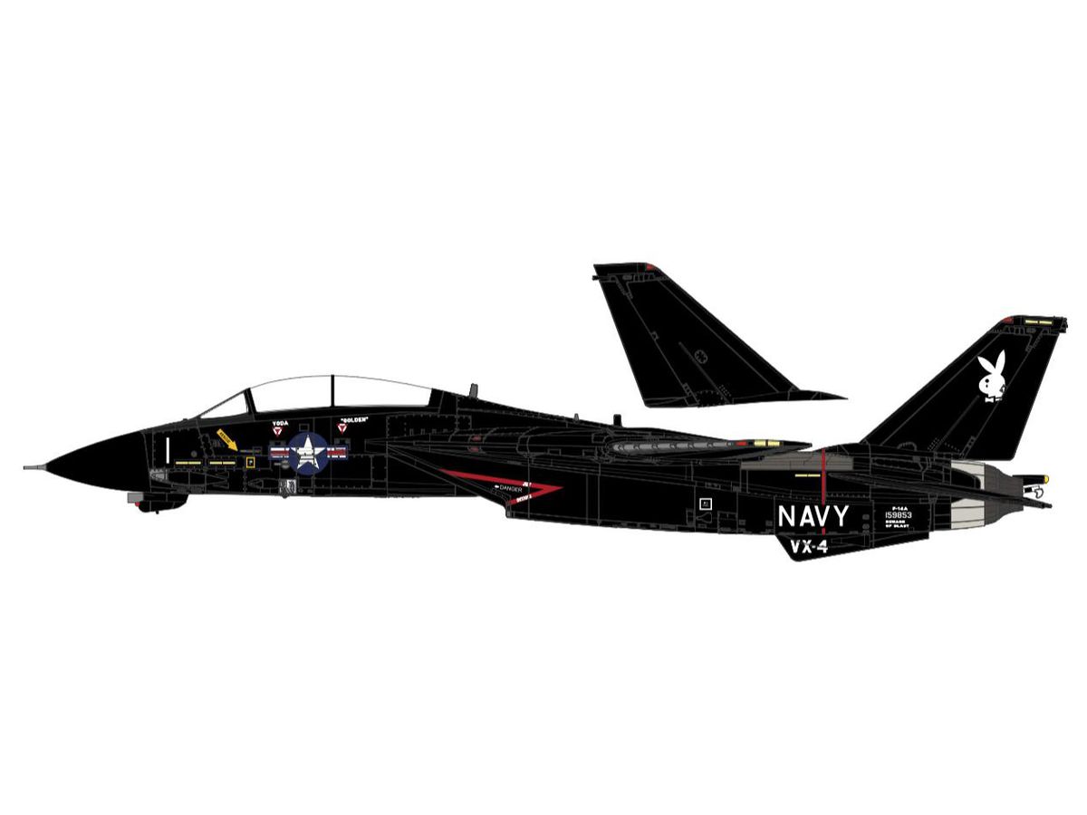 1/72 F-14A 米海軍 VX-4 Evaluators Vandy1 NAS ポイント・マグー 1985