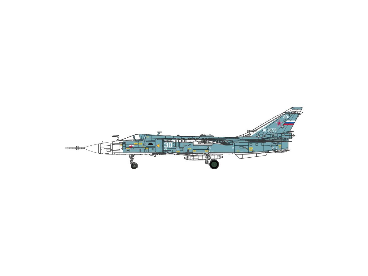 1/72 Su-24MR ロシア空軍 White 30 Soviet Stars