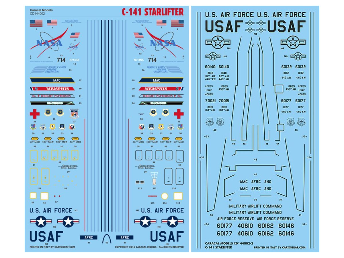 1/144 アメリカ空軍 C-141 スターリフター