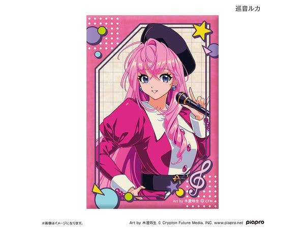 初音ミク + ピアプロキャラクターズ: 昭和アイドル 缶マグネット 巡音ルカ