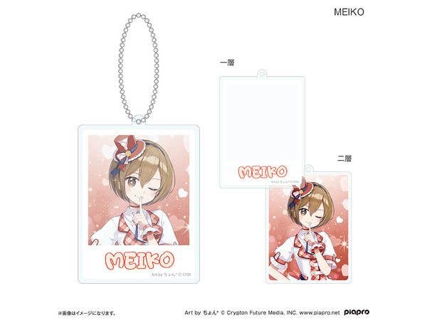 初音ミク + ピアプロキャラクターズ: 平成アイドル 二層アクリルキーホルダー MEIKO