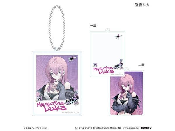 初音ミク + ピアプロキャラクターズ: 令和アイドル 二層アクリルキーホルダー 巡音ルカ