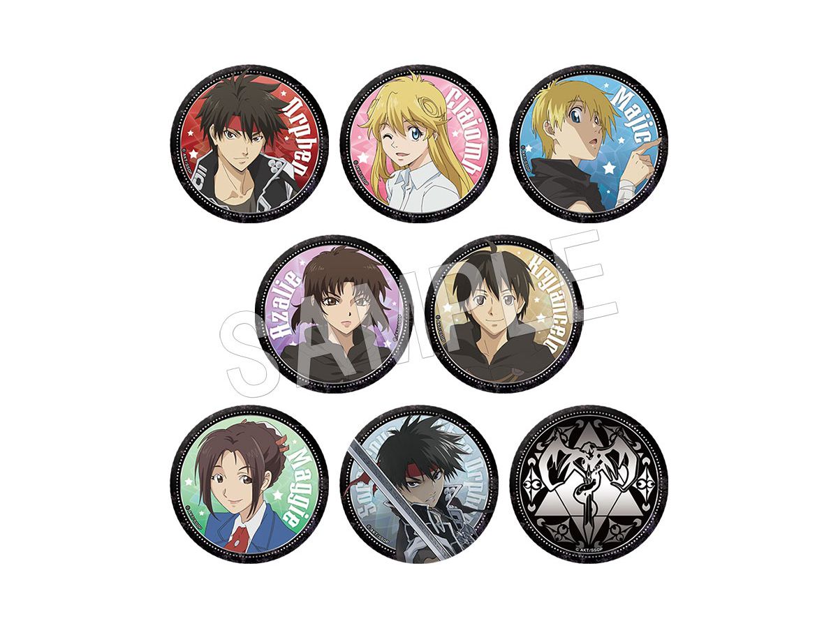 魔術士オーフェンはぐれ旅 トレーディング缶バッジ 1Box 8pcs