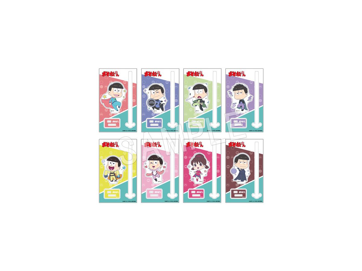 おそ松さん: ふぉーちゅんアクリルスタンドマドラー アメコミヒーローVer 1Box 8pcs