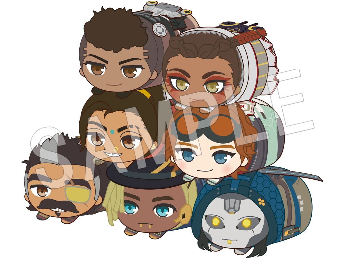 Apex Legends もちころりん ぬいぐるみマスコット vol.3 1Box 7pcs