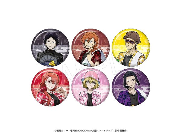 予約】文豪ストレイドッグス トレーディング和紙風缶バッジ 極楽