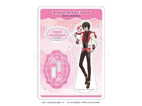 文豪ストレイドッグス x サンリオキャラクターズ:  アクリルスタンド 太宰治×マイメロディ