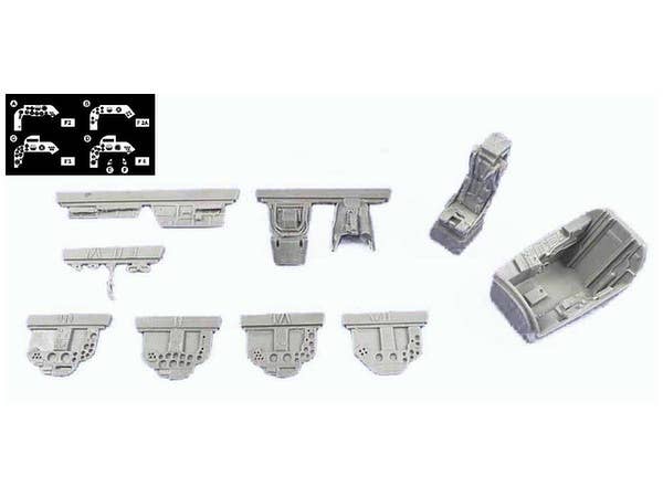 1/48 BACライトニングF2/F2A/F3/F6コクピットセット (エアフィックス用)