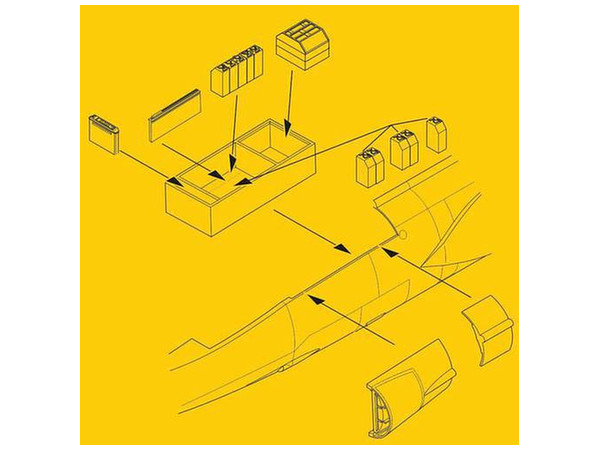 1/32 F-104G/S エレクトロニクスや弾薬ボックスセット