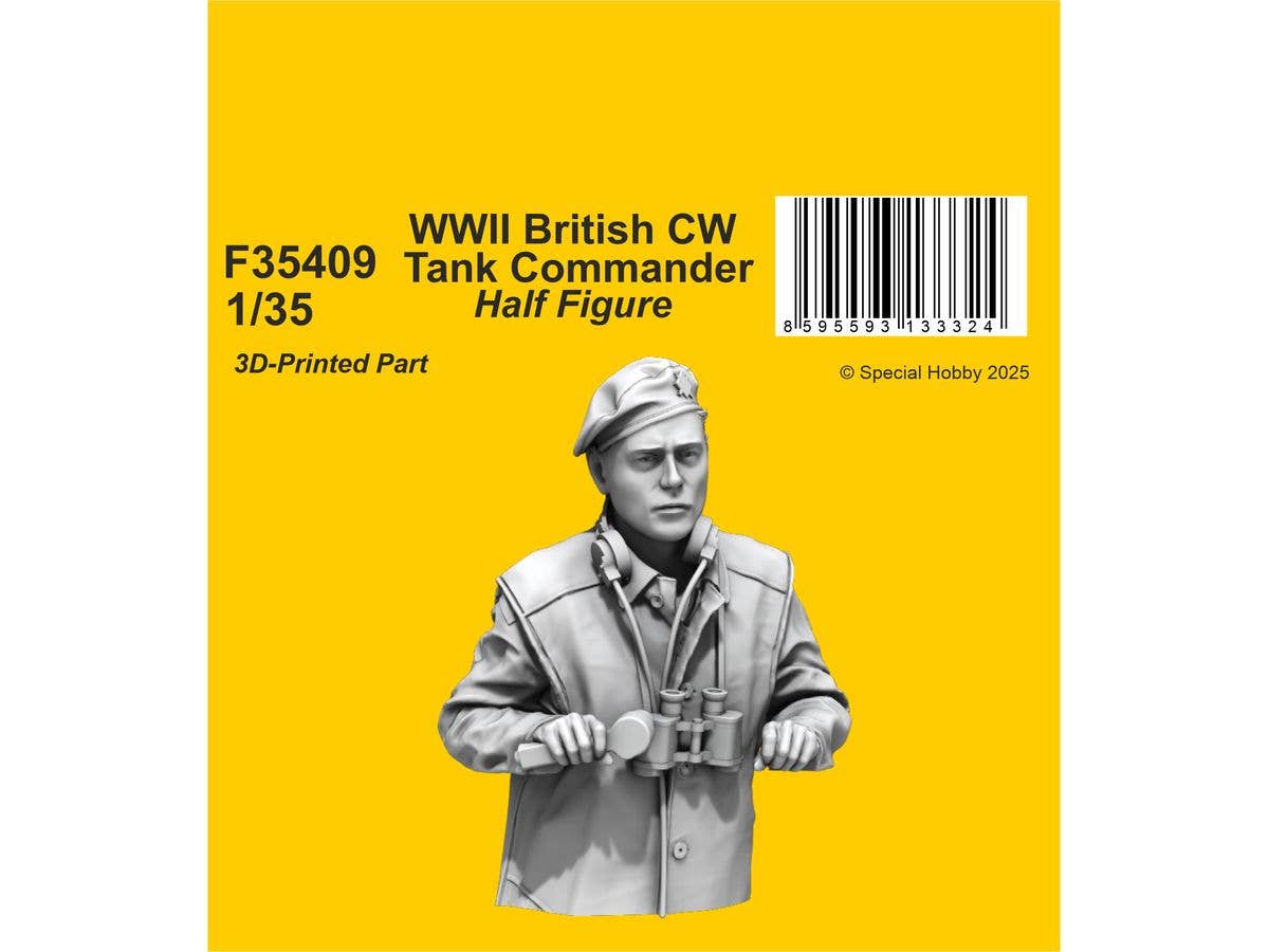 1/35 WW.II イギリス軍 戦車長 (半身像)