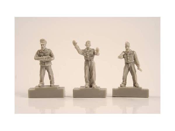 1/72 Uボート コマンド室 クルー フィギュア 3体