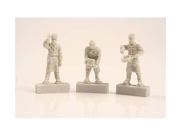 1/72 Uボート IXC 炊事員 フィギュア 3体