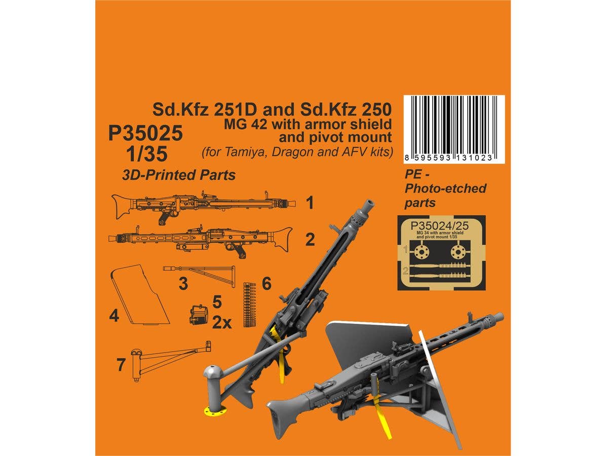 1/35 九九式軽機関銃セット | HLJ.co.jp