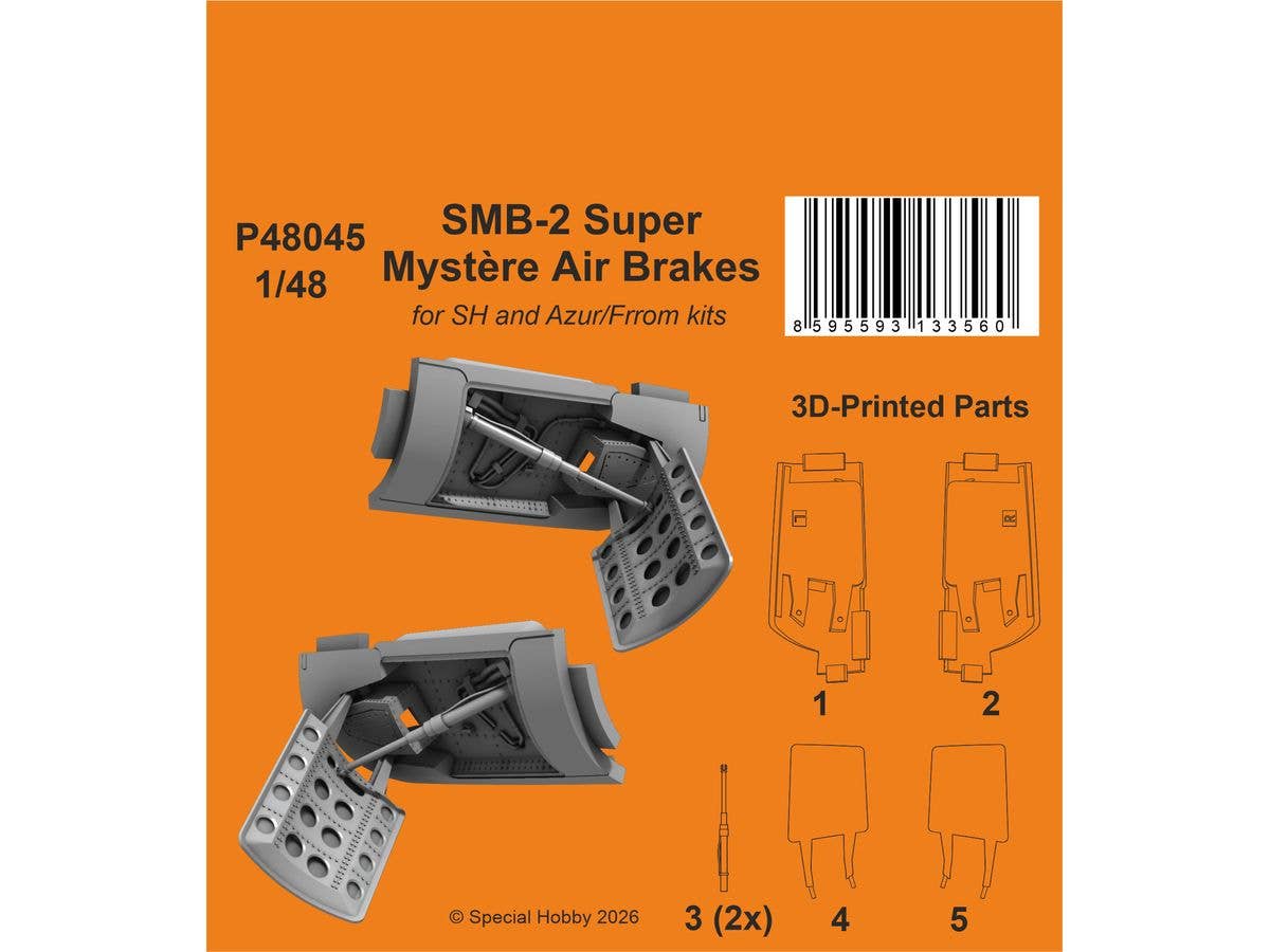 1/48 SMB-2 シュペルミステールエアブレーキ (スペシャルホビー/アズールフロム用)