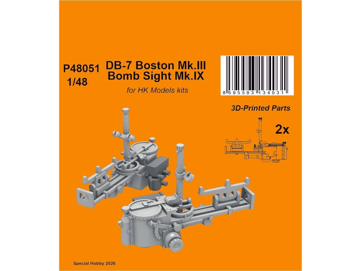 1/48 DB-7 ボストン Mk.III Mk.IX 爆撃照準器 (2個入) (HKモデル用)