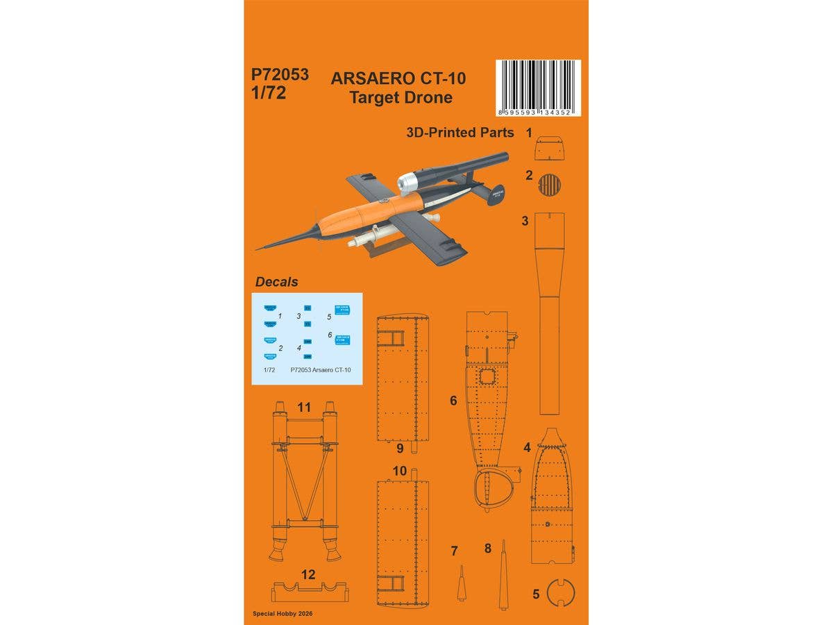 1/72 ARSAERO CT-10 無人標的機