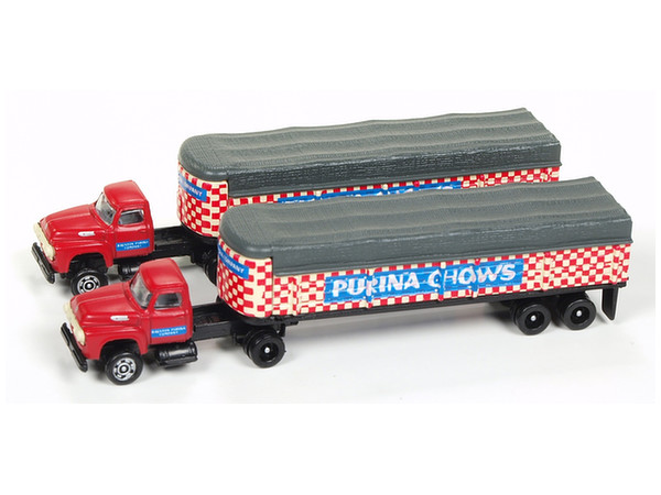 1/160 (Nスケール) 1954 フォード トラクター/カバードワゴン プリナ (2台セット)