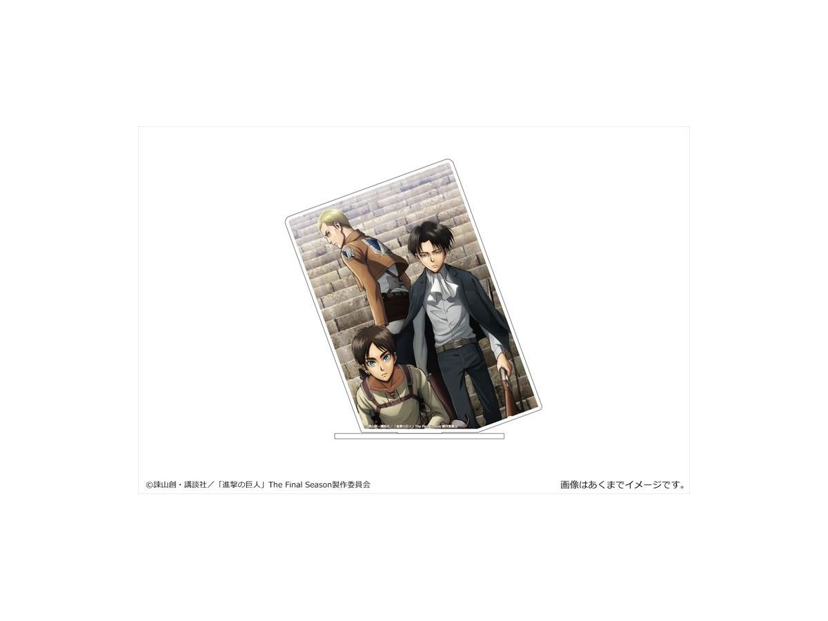 進撃の巨人 アクリルピクチャースタンド Vol.2 01 エレン & リヴァイ & エルヴィン
