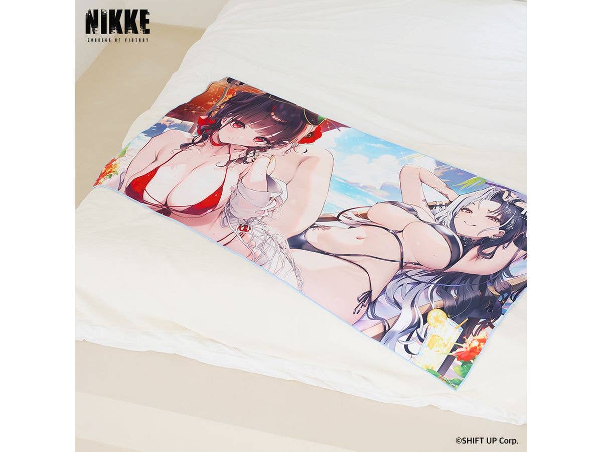 勝利の女神:NIKKE ビーチタオル サクラ&ロザンナ