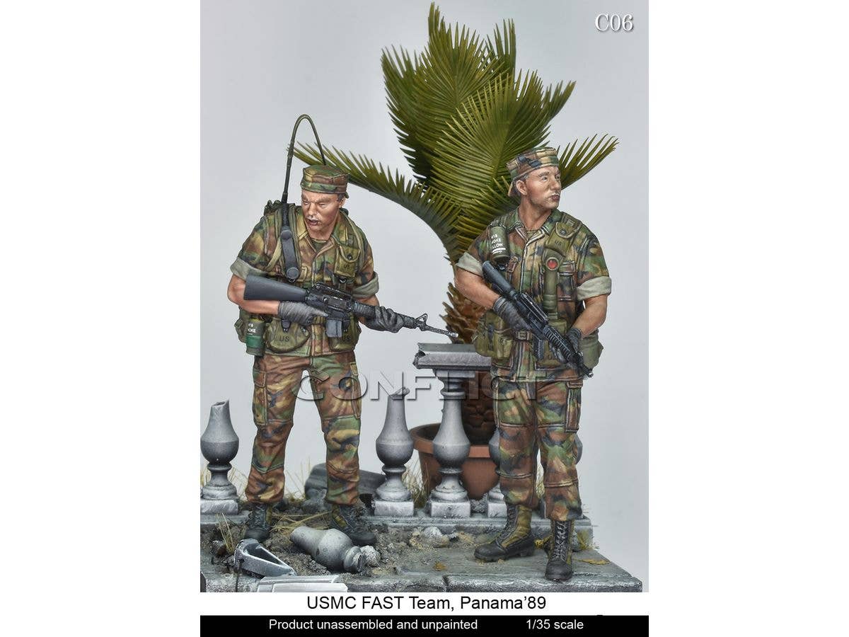 1/35 現用 アメリカ 海兵隊FASTチームセット パナマ1989(2体入)