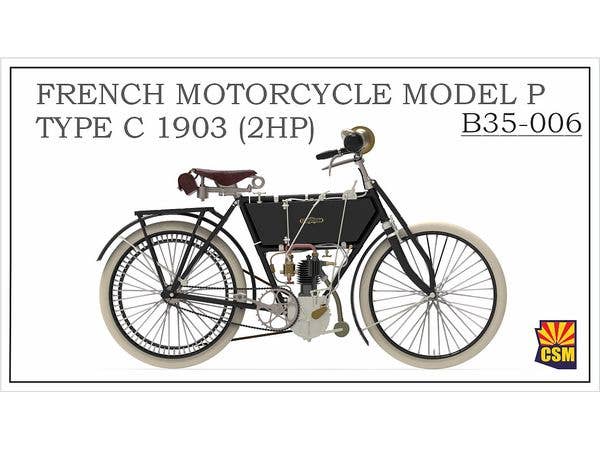 1/35 フランス 1903年型モーターサイクルモデルP タイプC