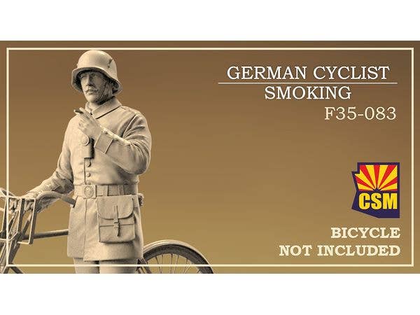 1/35 WW.I ドイツ兵 自転車ライダー一服