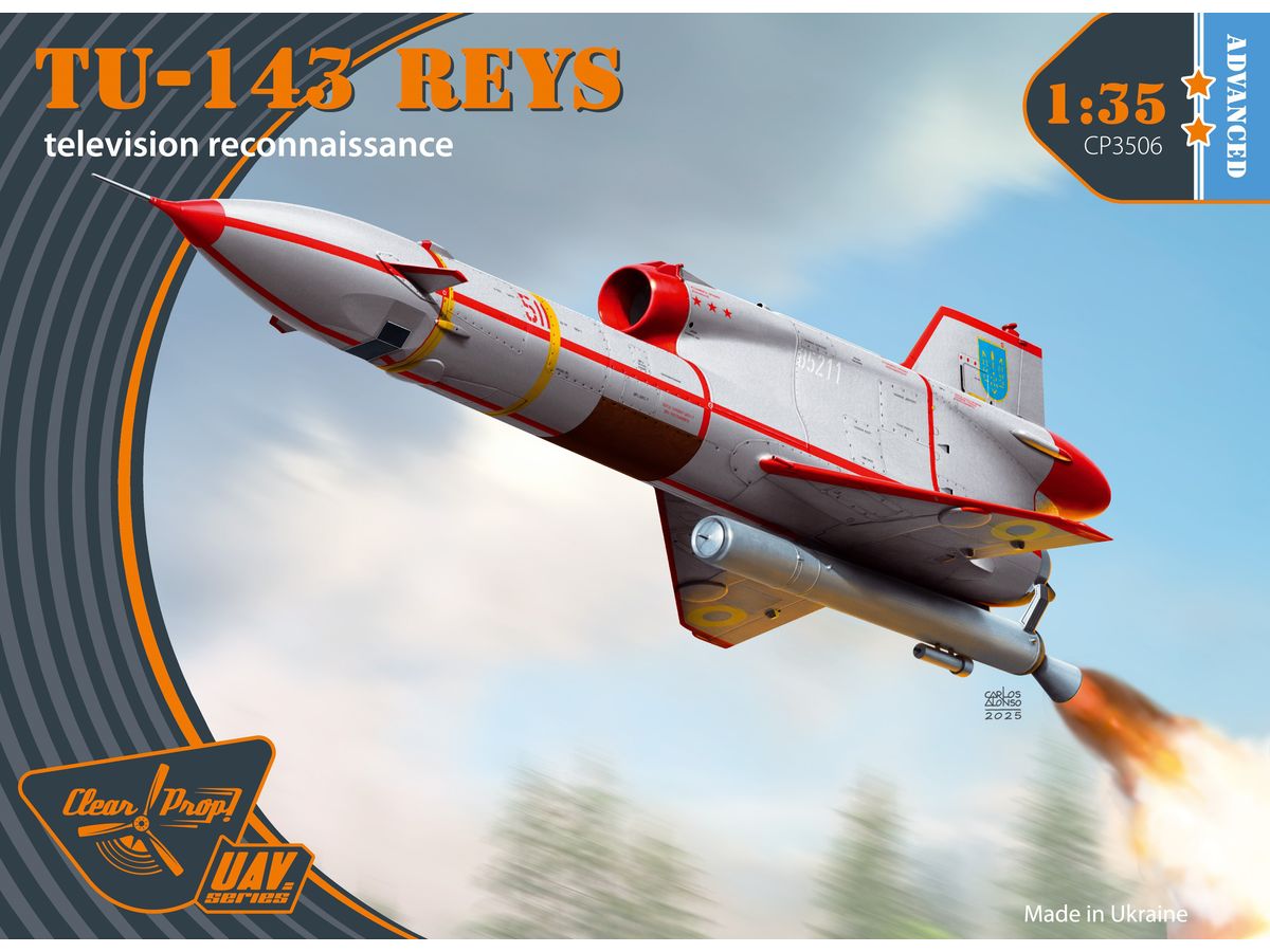 1/35 Tu-143 レーイス 無人偵察機 TVカメラ装備型