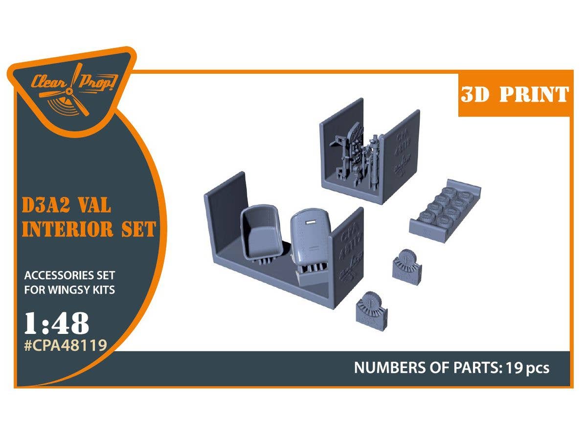 1/48 九九艦爆二二型 内装パーツセット (ウィングジーキット用)