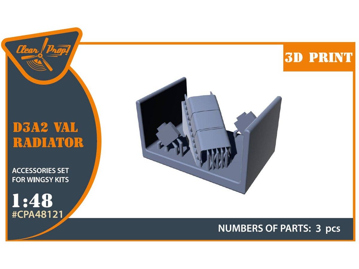 1/48 九九艦爆二二型 オイルクーラー (ウィングジーキット用)