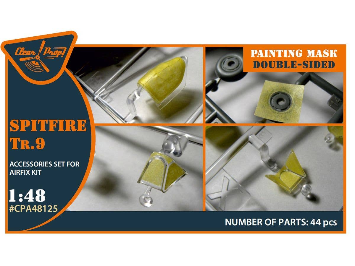 1/48 スピットファイア TR.9両面マスクシール (エアフィックス用)