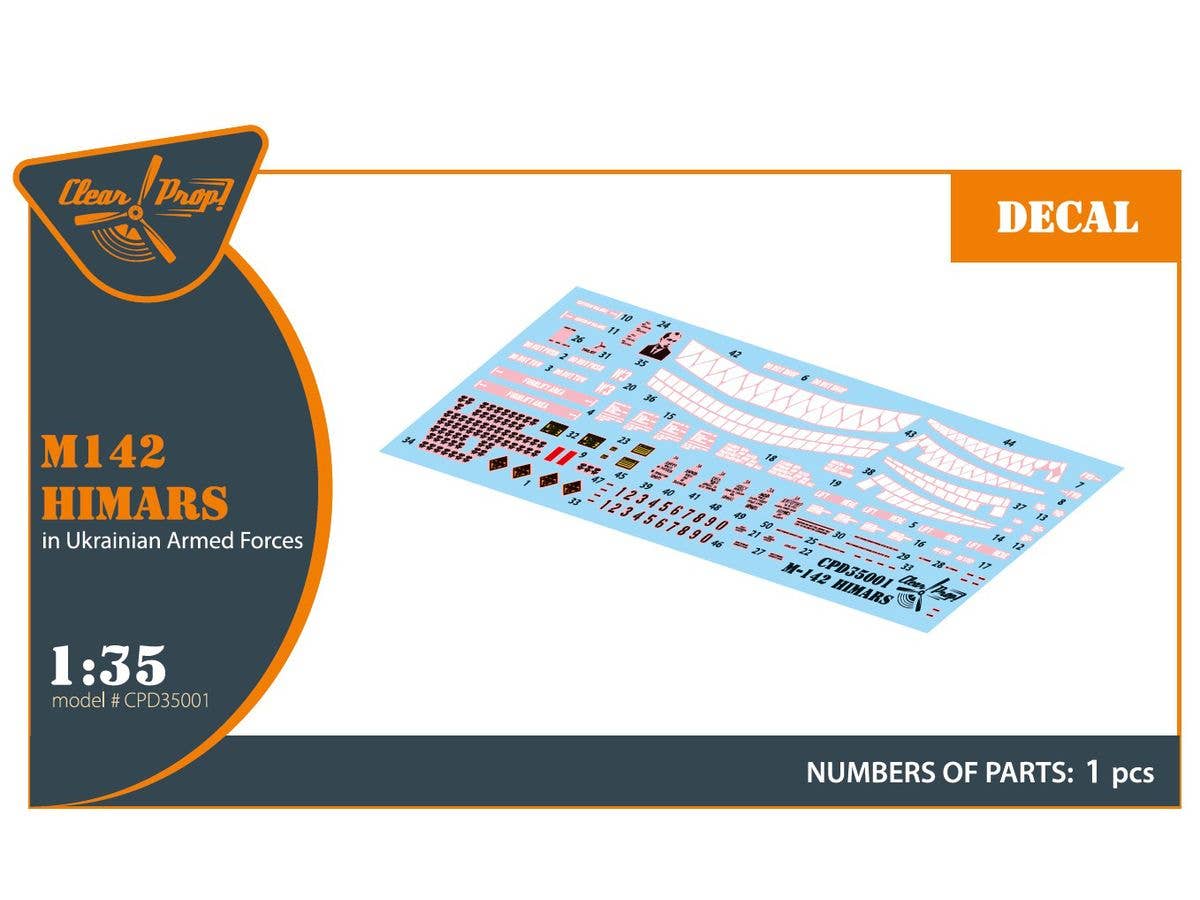 1/35 1/35 M142 HIMARS高機動ロケット砲 システムウクライナ軍デカール
