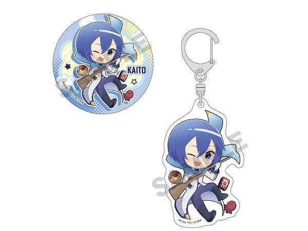 初音ミク: 缶バッジ&アクリルキーホルダーセット KAITO エンジョイ大阪2024