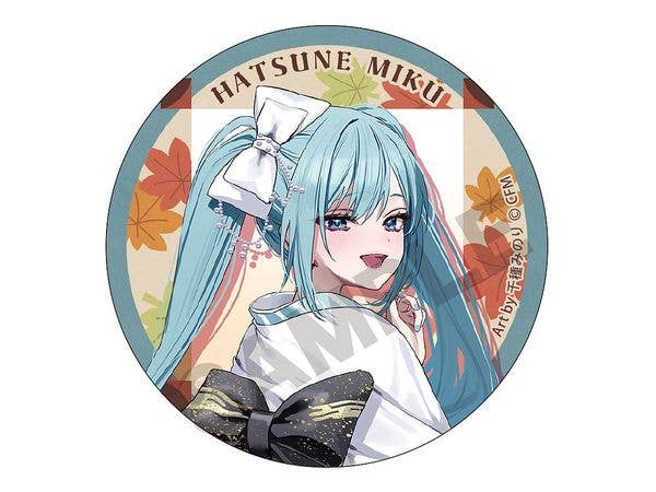 初音ミク 缶バッジ 初音ミク 振り向き