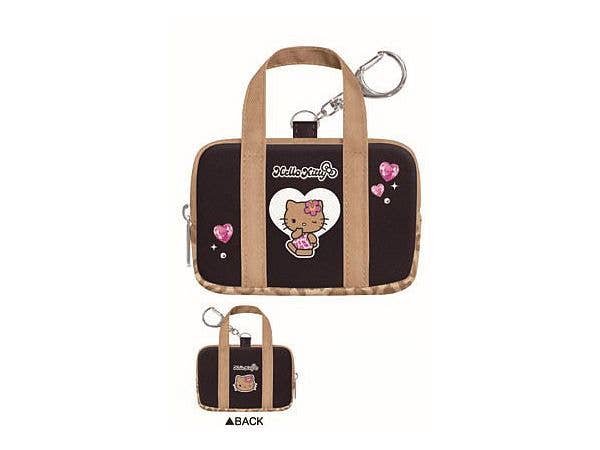 スクバ風MINI BAGキーホルダー / ハローキティ / ブラック