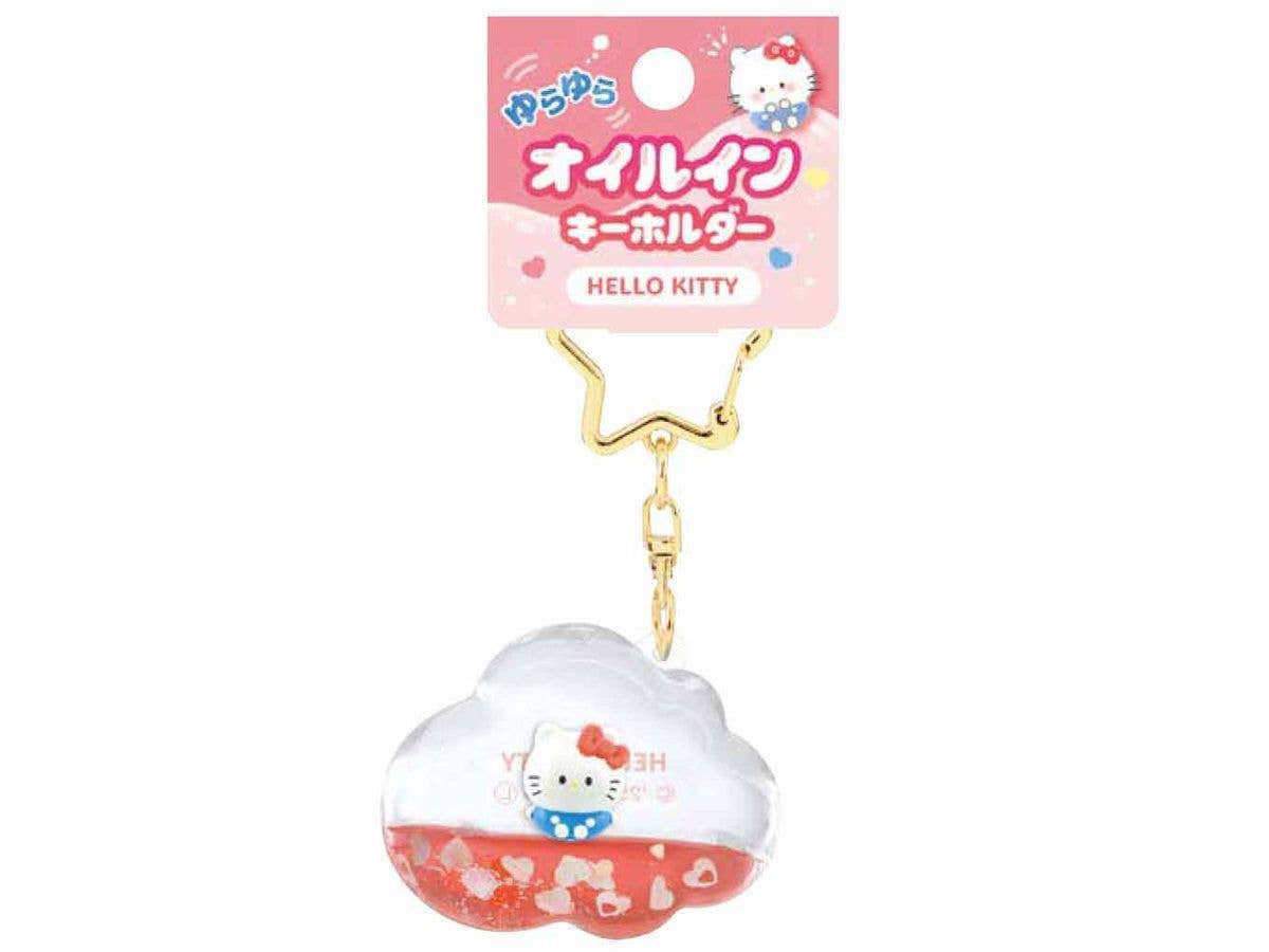 サンリオキャラクターズゆらゆらオイルインキーホルダー