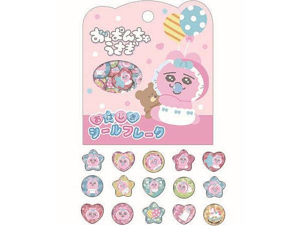 おぱんちゅうさぎ: おはじきシールフレーク / オパンチュウサギ / ピンク