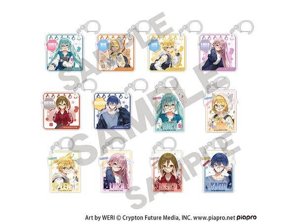 初音ミク: トレーディングアクリルキーホルダー メガネスタイル 1Box 12pcs