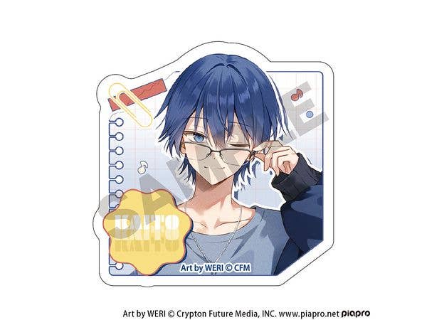 初音ミク: アクリルヘアクリップ KAITO メガネスタイル