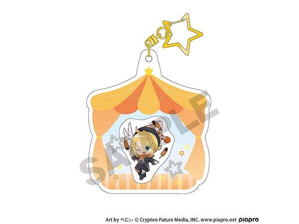 初音ミク: エアインキーチェーン 鏡音リン ブラックサーカスミニキャラ