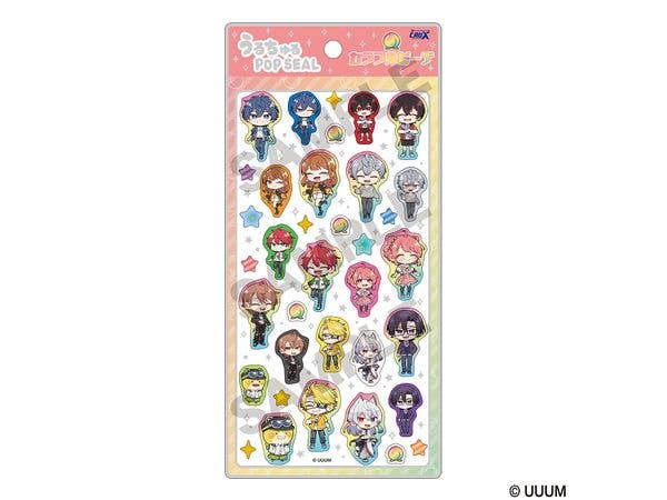 カラフルピーチ: うるちゅるPOP SEAL 笑顔 ミニキャラ