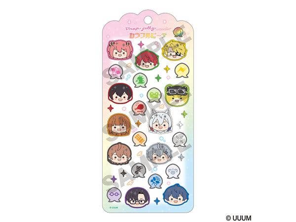 カラフルピーチ: ドロップジェリーシール デフォルメ