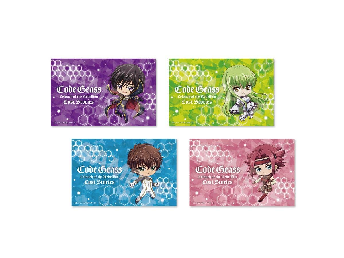 コードギアス 反逆のルルーシュ ロストストーリーズ: サテン地ステッカー / 01 BOXB 1Box 8pcs